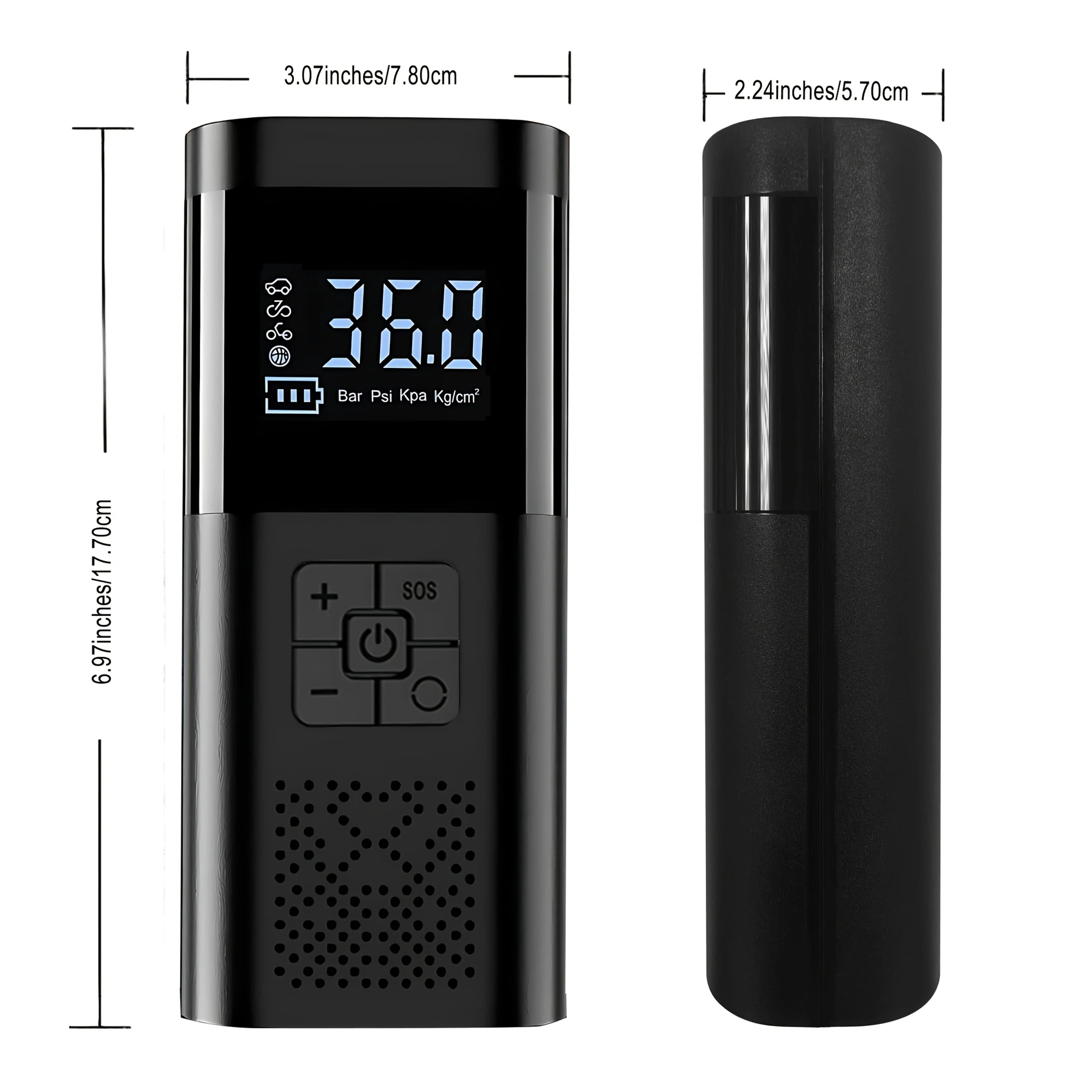 Portable Tire Inflator – 150 PSI Wireless Air Compressor